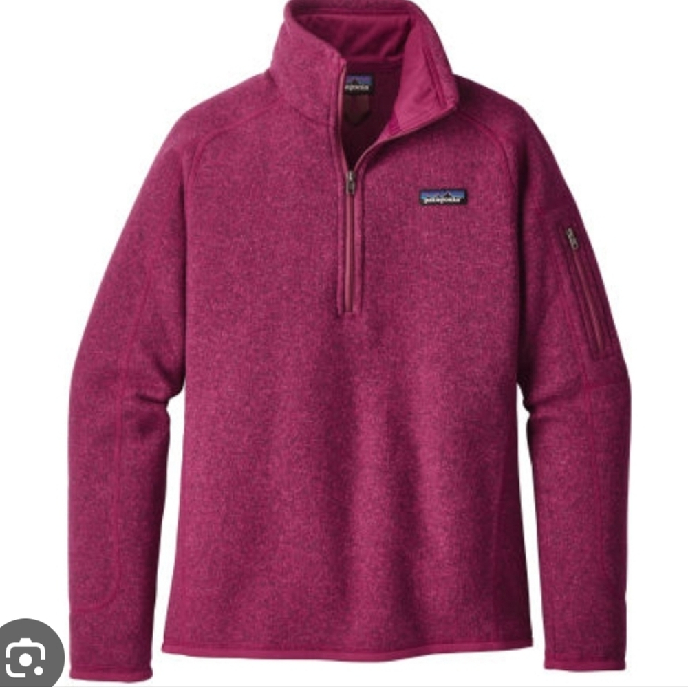 Patagonia Women  1/4-Zip Sweater - Purple/ Pink